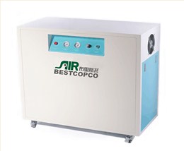 布里斯托BW-60全无油系列空压机销往中山市鲜之尊享智能科技有限公司